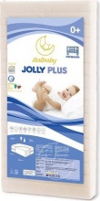 Italbaby 010 0300 JOLLY PLUS Materasso Lettino Anallergico 0+ 120x12x60 cm Bianco