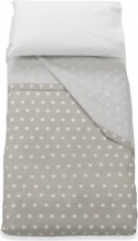 Italbaby 020 1008 004 Lenzuola Lettino Neonato Federa + Sopra + Sotto Tortora Starlette