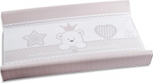 Italbaby 050 6010 29 Baby Re Materassino Fasciatoio Portatile PVC a due Lati colore Tortora