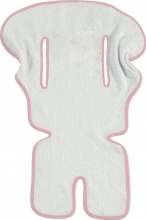 Italbaby 050 0040 01 Copriseggiolone Universale in Spugna di Cotone colore Rosa
