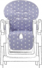 Italbaby 050 6150 12 Copriseggiolone Universale in PVC colore Azzurro STARLETTE
