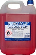 Italchimici 53503 Alcool Denaturato 99,9° Certificato lt. 5 pz 3