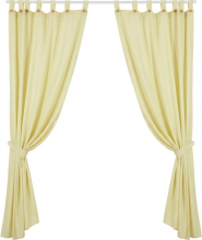 Italy ID1881 Tenda per Gazebo con Passanti e Bottoni 140x270h cm Panna Tipo Lux