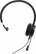 JABRA 14401-20 Cuffie con filo, Microfono, Antirumore, Col. Nero - Evolve 30 II