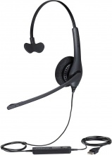 JABRA 1553-0159 Cuffie con filo, Microfono, Antirumore, Col. Nero - Biz 1500 Mono USB