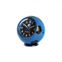 JM JA7082IN2 Sveglia Analogica Rotonda FC Inter con Lancette Nero e Azzurro