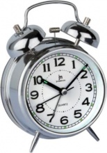 JM JA-7041C Sveglia Analogica con Lancette Silver JM