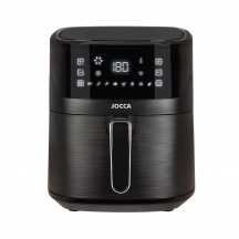 JOCCA 2344 Friggitrice ad Aria 6.5 L 1600W Timer e Temperatura Regolabile Nero