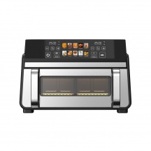 JOCCA 2948 Friggitrice ad Aria Doppio Cestello 10 Litri 2200 Watt NeroInox