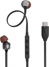 Jbl JBLT310CBLK Cuffie con Filo In-Ear con USB-C Nero