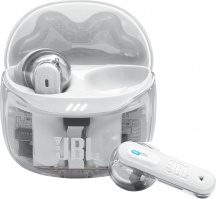 Jbl JBLTFLEX2GWHT Tune Flex 2 Ghost Edition Cuffie Bluetooth TWS ANC Bianco