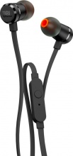 Jbl T290BLK Auricolari Cuffie con Microfono Cuffiette Stereo Mp3 Nero
