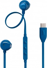 Jbl T305CBLU Tune 305C Auricolari Cuffie In-ear con Filo e Microfono Blu