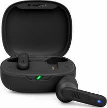 Jbl WFLEXBLK Wave Flex Cuffie Bluetooth Auricolari True Wireless In-Ear Nero