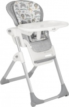 Joie H1012EAWDM000 Mimzy - Seggiolone Pappa 6M-15Kg Reclinabile Richiudibile Wild Muted