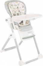 Joie H1013DAWLD000 Mimzy - Seggiolone Pappa 6M-15Kg Reclinabile Richiudibile Wild Island