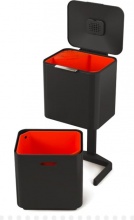 Joseph Joseph 30065 Pattumiera Raccolta Differenziata 20+20 Lt Grafite  Totem