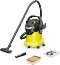 KARCHER 1.628-483.0 Bidone Aspiratutto Solidi e Liquidi 25 Litri 1100W