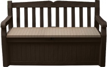 KETER K211344 Cassapanca panchina baule in PVC 140x60x84cm in resina esterno