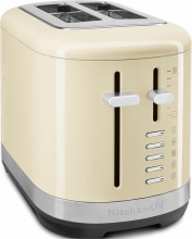 KITCHENAID 5KMT2109EAC Tostapane 2 Fette 980 Watt 7 Livelli di Doratura Crema