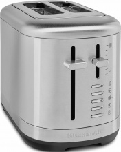 KITCHENAID 5KMT2109ESX Tostapane 2 Fette 980 Watt con 7 Livelli di Doratura Inox