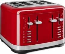 KITCHENAID 5KMT4109EER Tostapane 4 Fette 1640 Watt 7 Livelli di Doratura Rosso