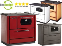 K-Line 670530 Cucina a Legna 7,9 kW 225 mc Bordeaux  Popular