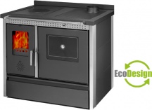 K-Line 771530 Cucina a Legna 11,91 kW 340 mc Inox Antracite  Exclusive
