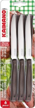 Kaimano 1023406 Coltelli Da Bistecca Manico Marrone
