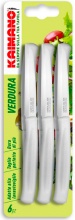 Kaimano 1024623 Set Coltelli Per Verdura Dinamik 6 Pz. Colore Bianco