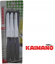 Kaimano 08 Coltello da Tavolo Seghettato Lama Inox 6 Pezzi