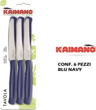 Kaimano KJ015321 Coltelli Dinamik cf 6 pezzi Blue Navy