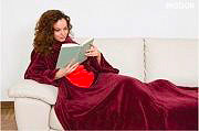 Kanguru 1094 Coperta con maniche Pile 140 x 210 cm Plaid Passion Deluxe