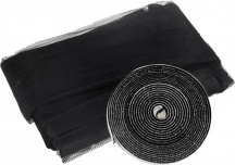 Kasart 314289 Zanzariera In Poliestere Per Finestre cm 130x150 Col. Nero