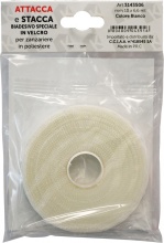 Kasart 3143506 Nastro In Velcro Per Zanzariere mm 10x6,6 mt Col. Bianco