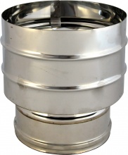 Kasart FUMACC100150 Fumaiolo a Cappello Doppia Parete Antivento � 1015 Cm