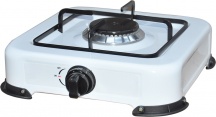Kasart JK-001C-CE Fornello a Gas GPL 1 Fuoco 27x27x8 cm Bianco