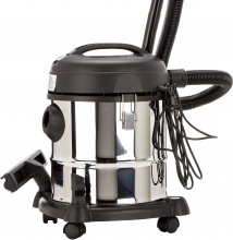 Kasart K-40220L Bidone Aspiratutto Aspiraliquidi Ruote 20 Lt 1200 watt Inox