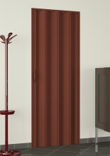 Kasart PKEX000B4C60082 Porta a Soffietto Rigi cm 82x210 Colore Mogano