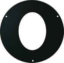 Kasart ROSARR45.150 Rosone Ellittico In Acciaio � cm 15 Spessore 2 Mm