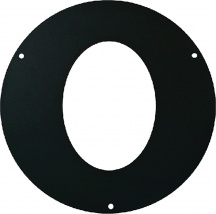 Kasart ROSVERNNEO80 Rosone Ellittico In Acciaio � cm 8 Spessore 1,2 Mm