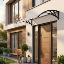 Kasart YY1000-C X150 HOLLOW TR. Pensilina da Esterno in Policarbonato e ABS 150x100 cm Trasparente