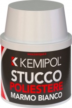 Kemipol RSTMA0150 Stucco Poliestere Marmo Bianco ml 150 Pezzi 12