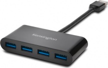 Kensington K39121EU Hub USB 3.0 4 porte USB 3.1 Type-A colore Nero
