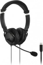 Kensington K97457WW Cuffie con Microfono ad Archetto USB-C Nero