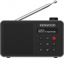 Kenwood CR-M25DAB-B Radio Portatile Digitale DAB+  FM Bluetooth 3,2 W LCD Nero