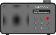 Kenwood CR-M25DAB-H Radio Portatile Digitale DAB+, FM 3.2 W Bluetooth LCD Grigio