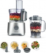 Kenwood FDP302SI Robot da Cucina Impastatrice 800W 2.1 Lt Lame Acciaio Inox