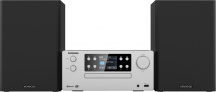 Kenwood M-925DAB-S Micro Hi-Fi Bluetooth RMS 50 W Radio DAB+ USB Nero e Argento