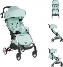 Kikka Boo 31001030111 Cloe - Passeggino Leggero Pieghevole da 0-4 Anni 0-22 Kg Mint